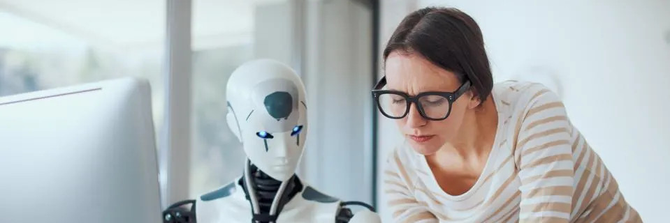 Agent IA futuriste
